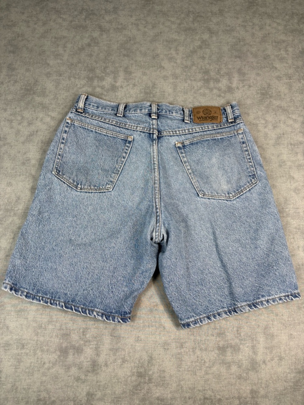 Vintage Wrangler Jean Shorts Men's 34 Relaxed Fit Made In USA